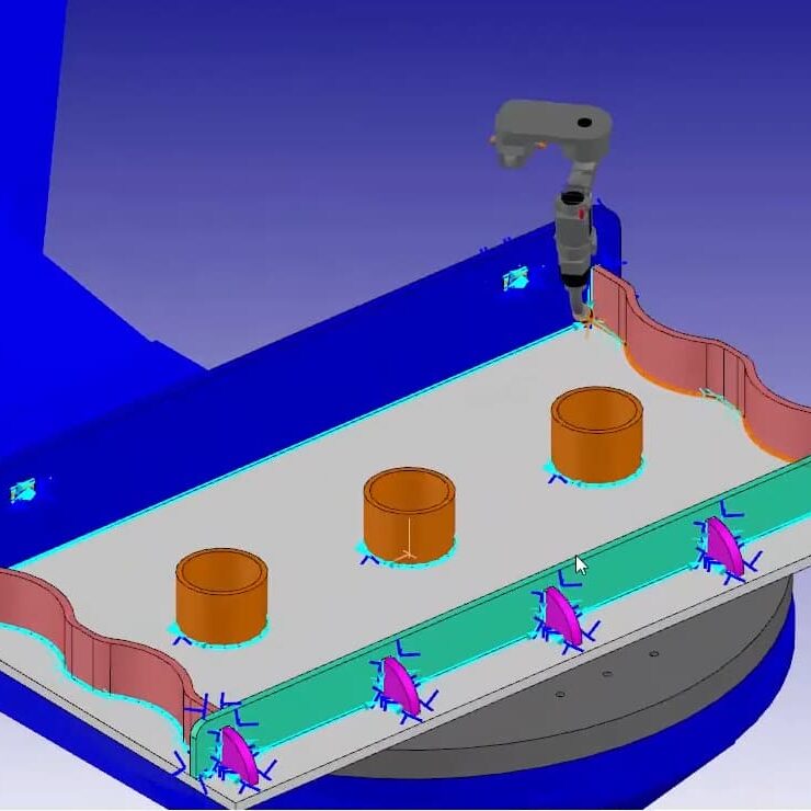 robot weld automatic tool path