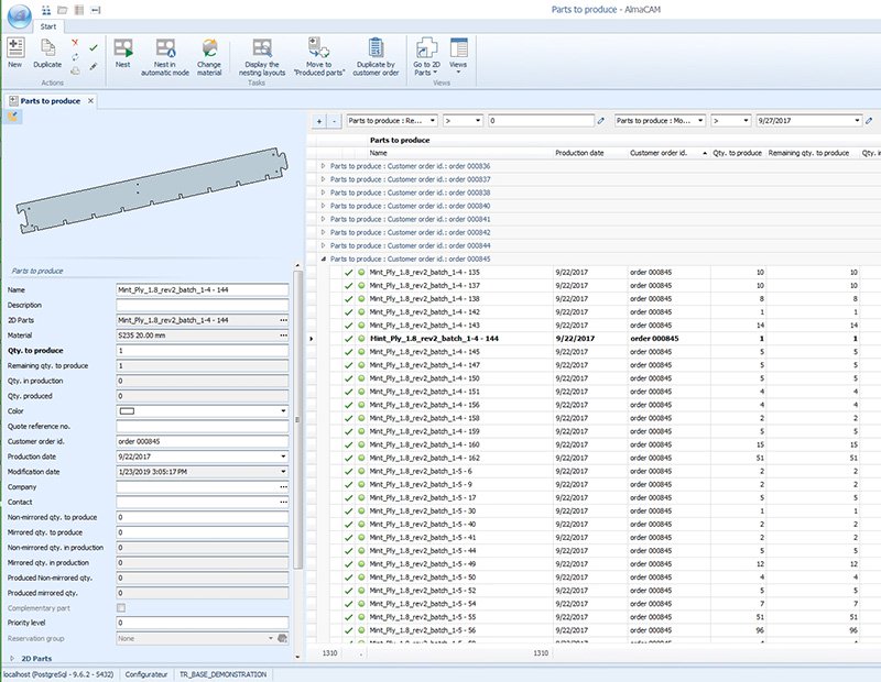 Integrazione con sistemi di gestione della produzione e ERP