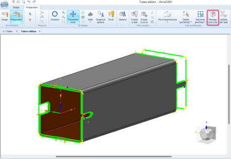 CAD-CAM Tube cutting software edition